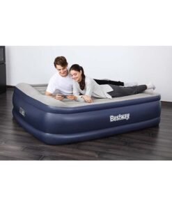 Bestway Tritech Premium Airbed Queen Built-In AC Pump 203X152X56Cm Multicolour