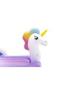 Alternative view of Bestway Dreamchaser Airbed - Unicorn White/Purple 1.96mx1.04mx84cm