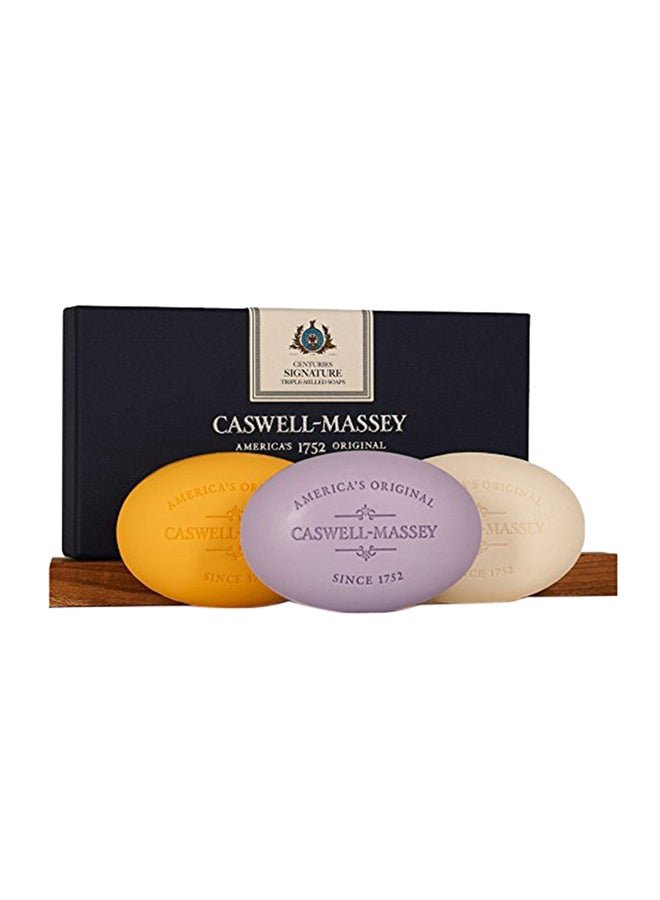 Caswell Massey Pack Of 3 Triple Milled Luxury Bath Soap Bar