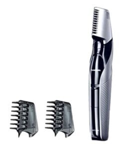 Panasonic Body Trimmer With 3 Attachments Electric Razor For Men For Gentle Skin, For Wet And Dry Shaving, Hair Trimmer For Head And Body Er-Gk60 Silver