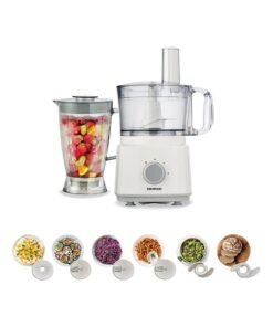KENWOOD Food Processor Multi-Functional With 3 Interchangeable Disks, Blender, Whisk, Dough Maker Bowl 2 L 750 W FDP03.C0WH White