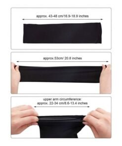 Lets slim 10-Piece UV Protection Arm Cover 48cm 48cm - Image 3