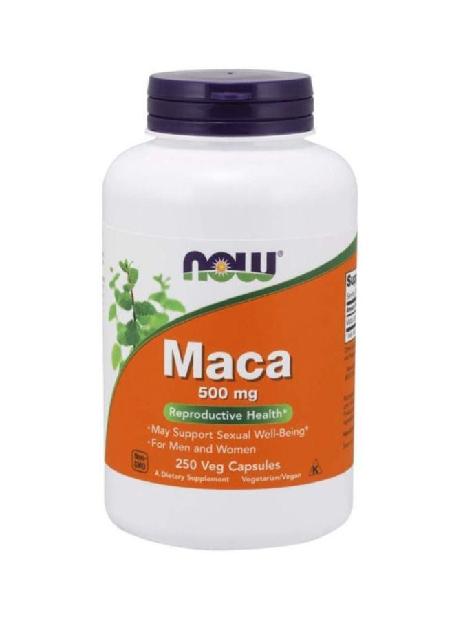 Now Foods Maca Dietary Supplement - 250 Veg Capsules