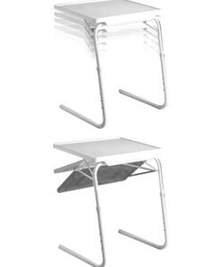 Folding Adjustable Table Mat white