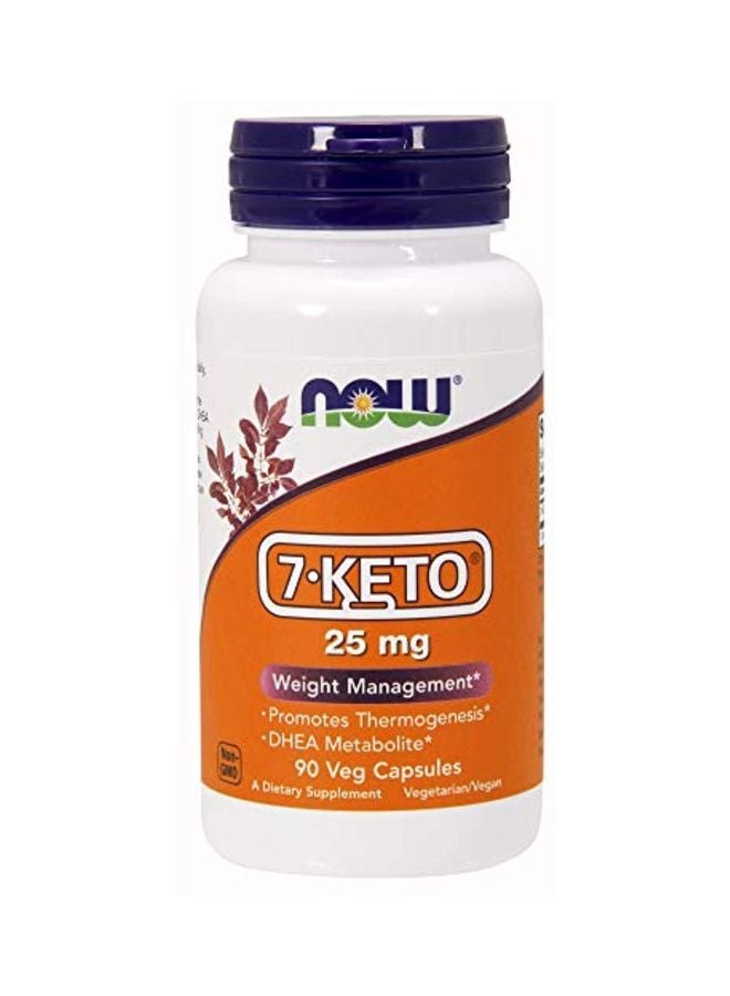 Now Foods 7-Keto 25mg Weight Management Dietary Supplement - 90 Veg Capsules