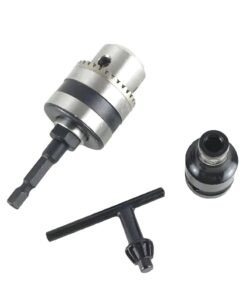 Electric Drill Chuck Adapter Converter Black/Silver