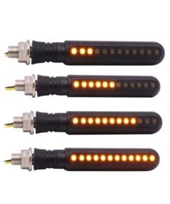 4-Piece Turn Signal Sequential LED Indicator Light Set