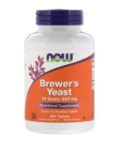 Now Foods Brewer's Yeast 650 mg  200 Tablets