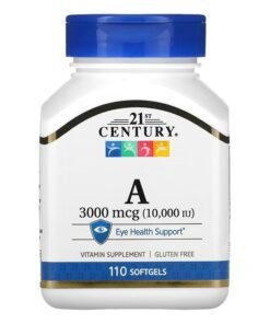 21st Century Vitamin A 3000 mcg 10000IU Vitamin Supplement  - 110 Soft Gels