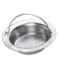2-Piece Kitchen Sink Strainer Set Silver 4.3 x 1.1inch