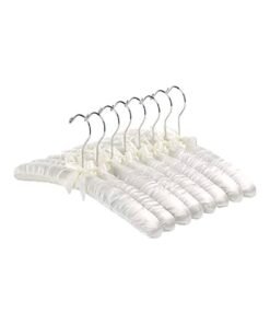 Whitmor 8-Piece Blouse Hanger White 1.25 x 15.5 x 7inch