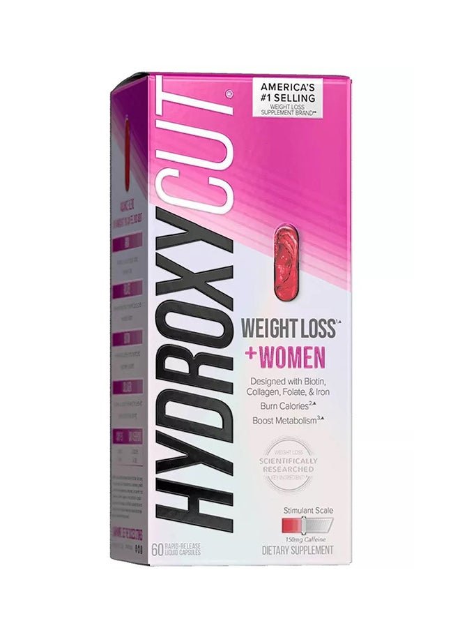 Hydroxycut Max Powerful Weight Loss Dietary Supplement - 60 Rapid-Release Liquid Capsules