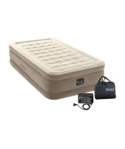 INTEX Dura-Beam Deluxe Series Ultra Plush Airbed With Fiber-Technology PVC Beige 191x99x46cm