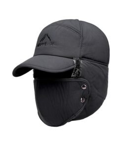 Full Face Winter Warm Hat With Detachable Mask 25x15x8cm 25x15x8cm