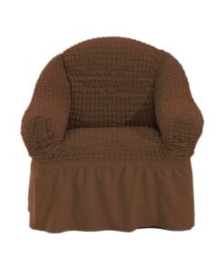 Fabienne One Seater Sofa Cover Brown 110x100x100cm