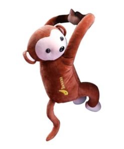 Beauenty Plush Monkey Hanging Tissue Holder
