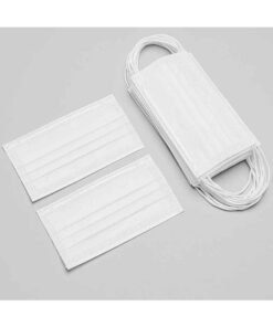 50-Piece Disposable Face Mask White