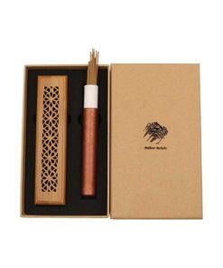 BAKHOOR AL BOSIDIN Luxury Incense Burner Gift Set Brown 10.5cm