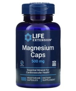 Life Extension Magnesium Caps 500 mg Dietary Supplement - 100 Capsules