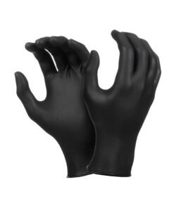 100-Piece Disposable Nitrile Gloves Set Black M Black M