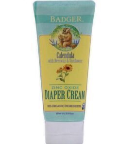 Badger Company Calendula With Beeswax And Sunflower Diaper Cream