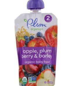 Plum Organics Apple Plum Berry And Barley Stage 2 Organic Baby Food 99grams