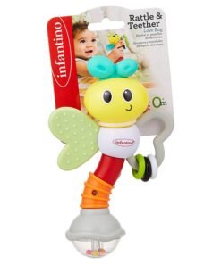infantino Rattle And Teether - Love Bug Assorted