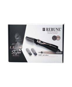 REBUNE Electric Hair Styler Brush With 2 Attac Black/Grey/Rose Rold