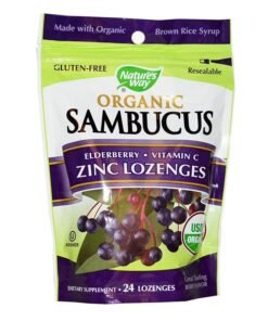 Nature's Way Organic Sambucus Vitamin C - 24 Lozenges