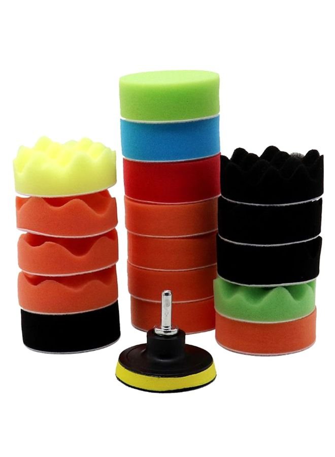 19-Piece Drill Buffing Sponge Pad Set