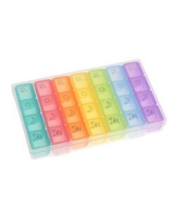 Weekly Prescription Medicine 28-Slot Case Pill Organizer