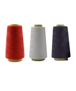 3000 Yards Industrial Overlocking Sewing Machine Polyester Thread Red/White/Black 3000yard