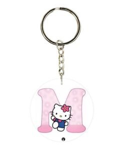 BP Hello Kitty Letter M Printed Keychain