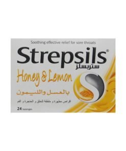 Strepsils 24-Lozenges Honey And Lemon Sore Throats Soothing Relief