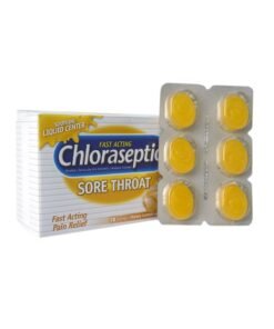 Chloraseptic Warming Sore Throat Lozenges - Honey Lemon With Real Honey 18 Tablets