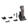 MOSER Genio Pro Cordless Hair Clipper For Men (Made In Germany) | Magic Blade With 0.7-3Mm Length Adjustment | 75 Min Run Time Per Battery | Led Battery Indicator (1874-0150) Brown/Silver