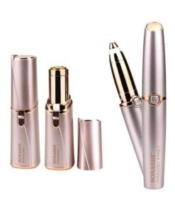 SONASHI 2-Piece Fabulous Facial And Brows Epilator Set SLD-822 + SLD-823 Bundle Rose Gold