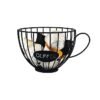 Cofffee Capsule And Tea Bag Holder Black