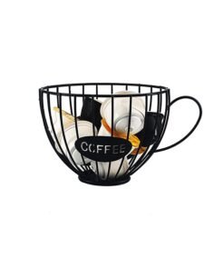 Cofffee Capsule And Tea Bag Holder Black