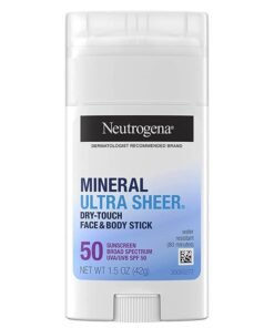 Neutrogena Face And Body Sunscreen Stick SPF 50+ 1.5ounce