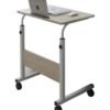 Removable Laptop Desk Beige/Silver 60x40x90cm