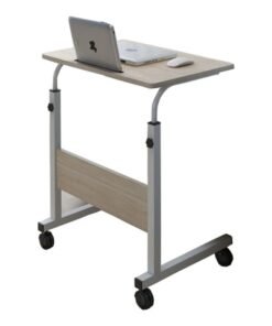 Removable Laptop Desk Beige/Silver 60x40x90cm