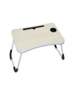 Folding Computer Desk Table Beige 60x40x28cm