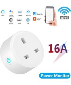 Wifi Wireless Remote Control Smart Socket Plug white 5.8*3.3*5.6cm