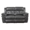 Home Box Bradley 2-Seater Recliner Sofa Grey 99x175.5cm