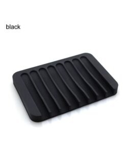 ISank Silicone Soap Holder Black 11.5cm