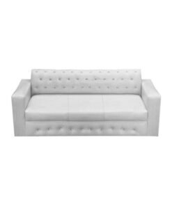 3-Seater Sectional Sofa Set White 200x94x80cm