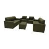 7-Seater MAB Sectional Sofa Set 200x94x80 Dark Green