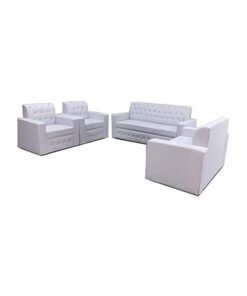 7-Seater MAB Sectional Sofa Set 200x94x80 White