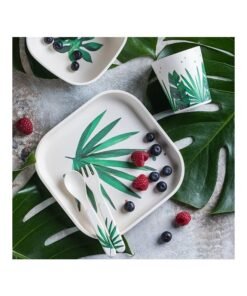 Alternative view of Tommy Lise Bamboo Dinner Set - Evergreen